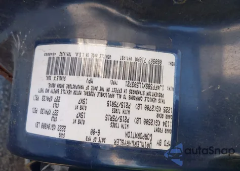 2001 Jeep Cherokee Limited/Sport z USA, uszkodzony, nr VIN 1J4FF58SX1L503721